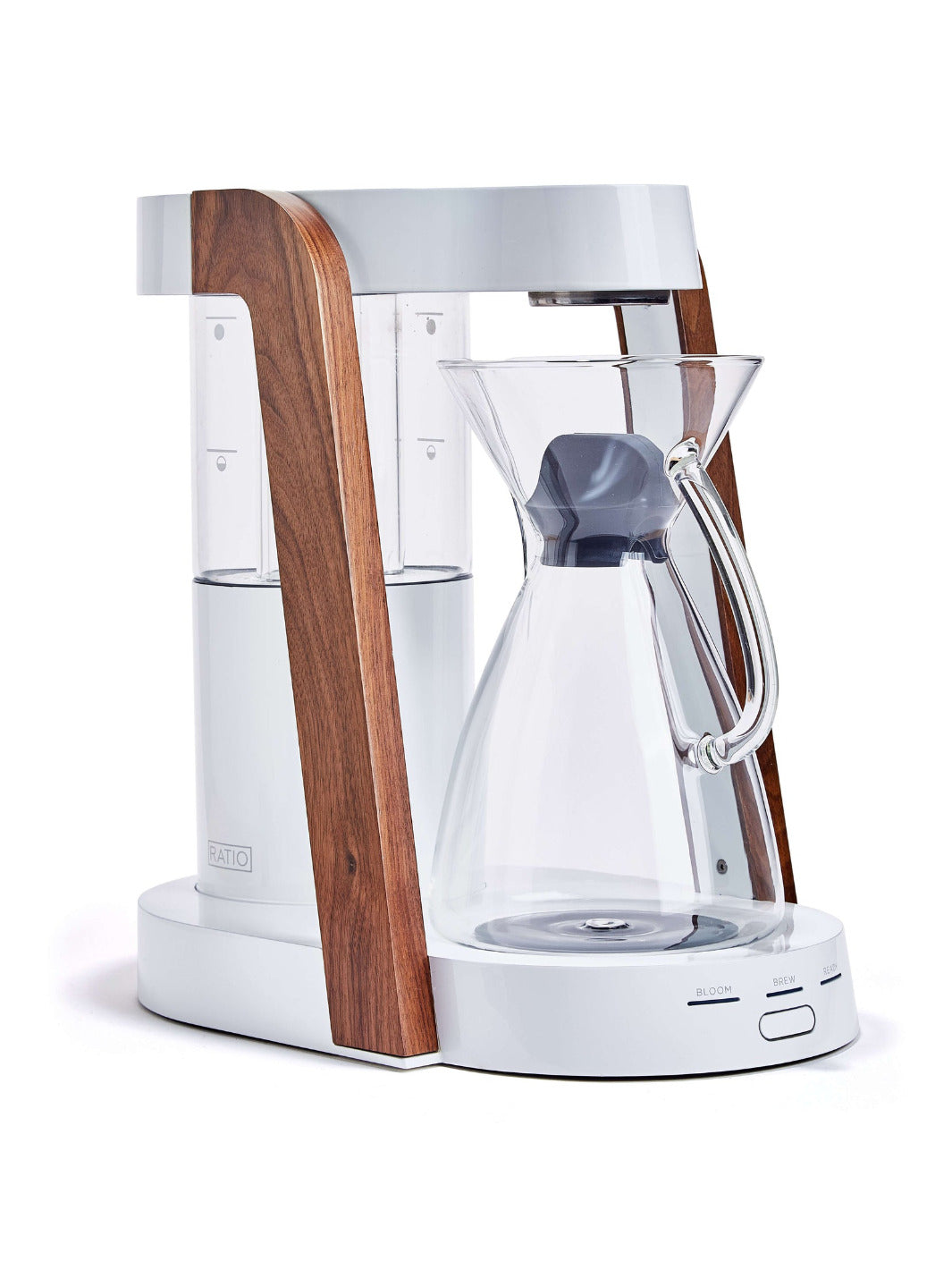 Photo of RATIO Eight Coffee Maker (120V) ( White/Walnut ) [ Ratio ] [ Electric Coffee Brewers ]